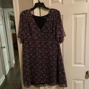 Madewell size 14 dress flutter sleeve